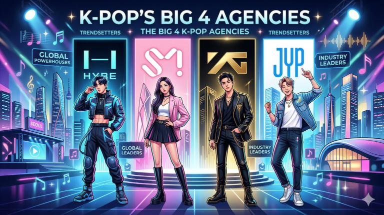 K-POP’s Big 4 Agencies (SM, YG, JYP, HYBE) — A Practical Guide